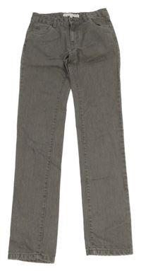 Světlešedé skinny rifle 