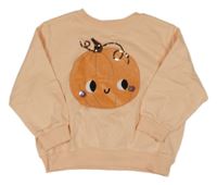 Světlerůžová mikina s dýní H&M