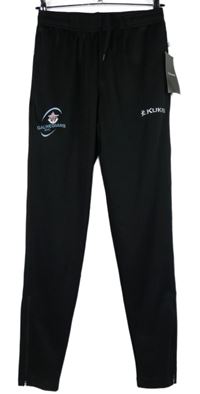 Nové - Pánské černé sportovní funkční tepláky Kukri 