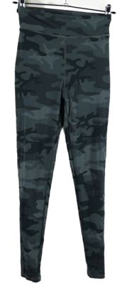 Dámské tmavošedé army sportovní legíny 