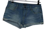 Dámské světlemodré riflové minikraťasy 