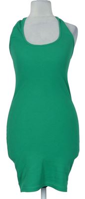 Dámské zelené žebrované šaty Shein 
