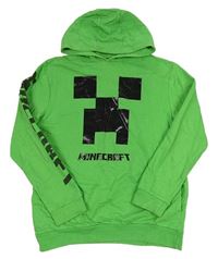 Zelená mikina Minecraft s kapucí Primark
