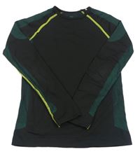 Černo-zelené funkční spodní triko H&M