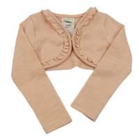 Svtlerůžové třpytivé svetrové bolerko Kiki&Koko