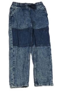 Tmavomodro-modré melírované rifle Kiki&Koko