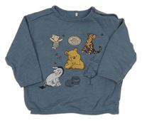 Tmavomodrá mikina s medvídkem Pú Disney
