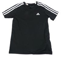 Černé sportovní funkční tričko Adidas