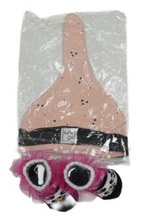 Nové -2set - Růžová čepička + vzorované ponožky
