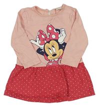 Světlerůžovo-růžové šaty s Minnie zn. Disney