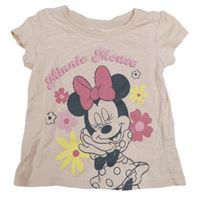 Světlerůžové tričko s Minnie Disney