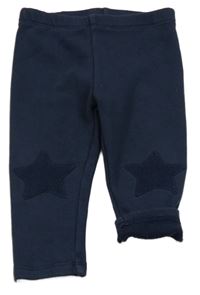 Tmavomodré zateplené legíny s hvězdami Next