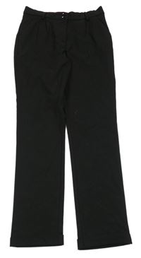 Černé společenské kalhoty Tu