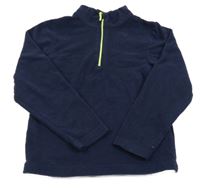 Tmavomodrá fleecová funkční mikina Mountain Warehouse