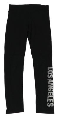 Černé legíny s nápisem F&F