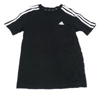 Černé tričko s logem Adidas 