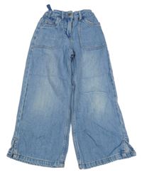 Modré wide leg rifle Matalan