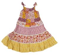Barevné vzorované šaty Matalan