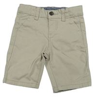 Béžové chino plátěné kraťasy H&M