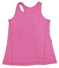 Neonově růžový melírovaný sportovní top H&M