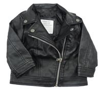 Černý koženkový křivák Primark