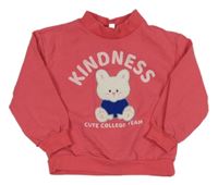 Růžová mikina se zajíčkem Fagottino