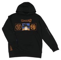 Černá mikina Dragonball s kapucí 