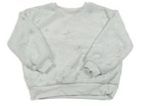 Světlešedá chlupatá mikina s hvězdičkami Primark