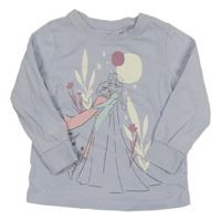 Světlemodré triko s Frozen Disney