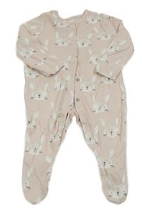 Světlerůžový overal se zajíčky M&S