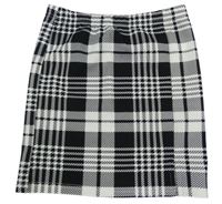 Černo-bílá kostkovaná sukně Shein 