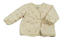 Béžová šusťáková jarní zateplená bunda se srdíčky Orchestra