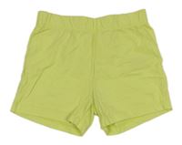Citrónové bavlněné kraťasy Lupilu