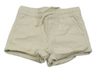 Béžové plátěné kraťasy Primark 