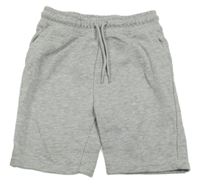 Šedé melírované teplákové kraťasy zn. PRIMARK