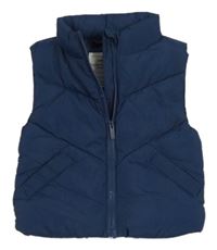 Tmavomodrá prošívaná šusťáková zateplená vesta PRIMARK