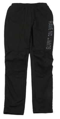 Černé funkční sportovní legíny s nápisem ERGEENOMIXX