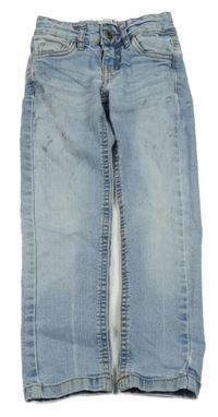 Světlemodré šisované rifle LA HALLE