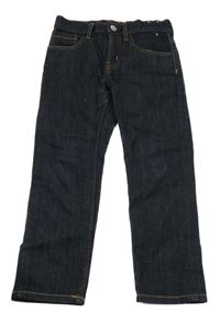 Tmavomodré slim rifle H&M