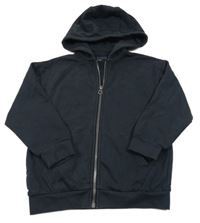 Černá propínací mikina s kapucí Next