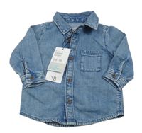 Nové - modrá riflová košile PRIMARK