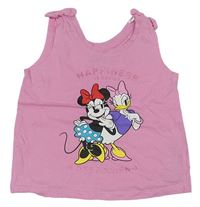 Růžový top s Minnie a Daisy Disney