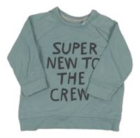 Zelená mikina s nápisem George