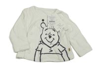 Nové - Bílé propínací triko s Púem Disney