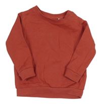 Tmavočervená mikina Lupilu