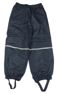 Tmavomodré nepromokavé podšité kalhoty Bob der Bär