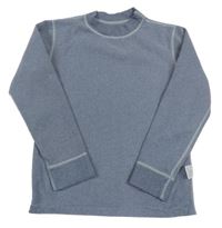 Tmavomodro-bílé pruhované thermo triko