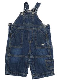 Tmavomodré podšité laclové rifle GAP