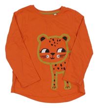 Jahodové triko s kočkou Bluezoo