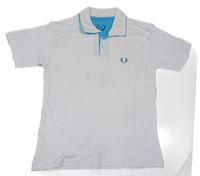 Bílé polo tričko s výšivkou Fred Perry